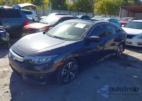 2018 Honda Civic Ex-L from USA, damaged, VIN JHMFC1F71JX032135